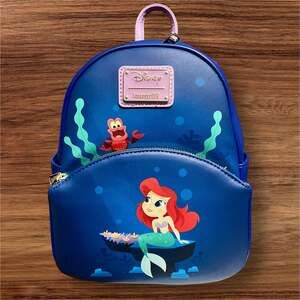 Loungefly Disney The Little Mermaid Ariel & Sebastian UnderThe Sea Mini Backpack